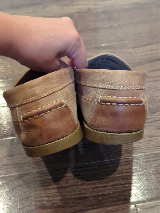 LL Bean Loafers Brown Leather Moccasin size 13D
